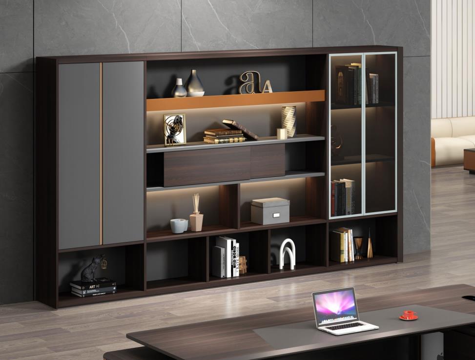 木質(zhì)檔案資料文件柜/儲藏書柜子-3